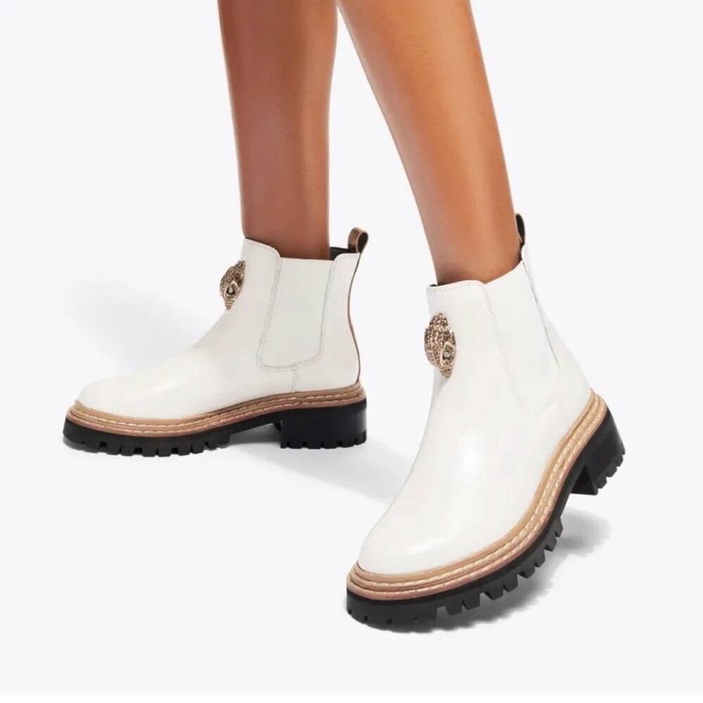 NWT Kurt Geiger Bone Belgravia Chelsea Boots